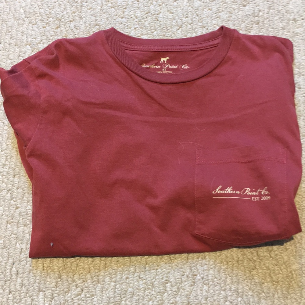 Long sleeve reddish shirt size 8